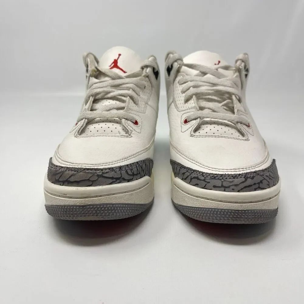 Nike Air Jordan 3 Retro White Cement Reimagined PS Kids Size Youth 3Y DM0966-100 - Picture 3 of 10